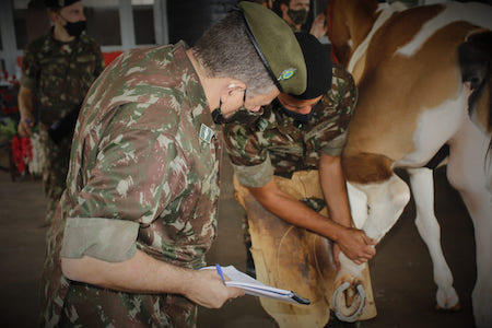 17º RC Mec recebe Visita de Inspecao da Diretoria de Abastecimento 4