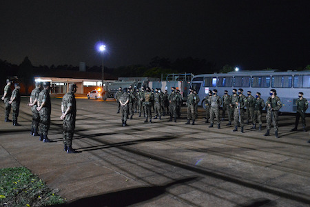 28º B Log recepciona militares da Operacao Amazonia 3