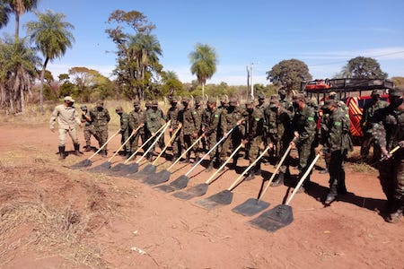 3ª Bia AAAe recebe instrucao de combate a incendio do 5º GBM 2