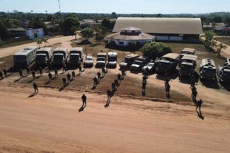 44º BI Mtz realiza patrulhamento na Operacao Samauma 3