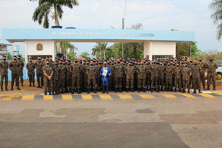 4ª Cia E Cmb Mec recebe curso de artilharia da AMAN 5