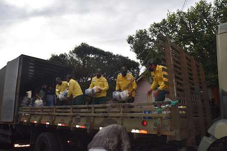 9º BE Cmb apoio logistico na distribuicao de cestas basicas 3