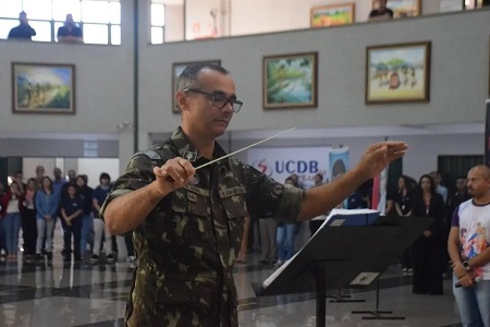 A Banda de Música do CMO realiza apresentação na UCDB 1