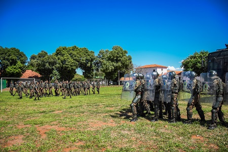 BPE realiza instruções de GLO para militares do CMO 2