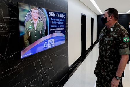 Cerimonia de inauguracao das obras realizadas na Vila Militar Perimetral 19