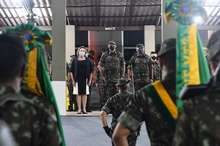 Cerimonia de inauguracao das obras realizadas na Vila Militar Perimetral 20