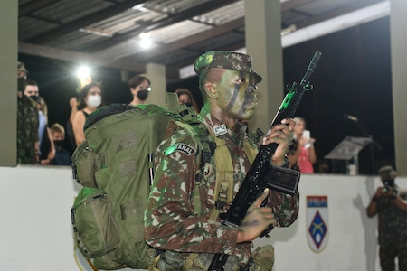 Cerimonia de inauguracao das obras realizadas na Vila Militar Perimetral 26