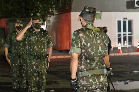 Cerimonia de inauguracao das obras realizadas na Vila Militar Perimetral 27