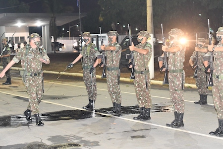 Cerimonia de inauguracao das obras realizadas na Vila Militar Perimetral 28