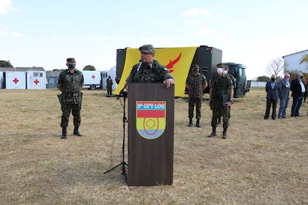 Comandante do Exercito visita 9º Grupamento Logistico 2