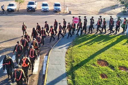 Marcha de oito quilômetros em Alta Floresta MT 5