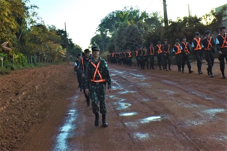 Marcha de oito quilômetros em Alta Floresta MT 6