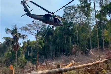 Militares atuam em terras indigenas na Operacao Samauma 3