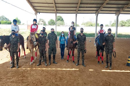 10º RC Mec retoma atividades de Equoterapia 2