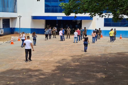 20 RCB realiza aplicacao do exame intelectual do CFGS 3