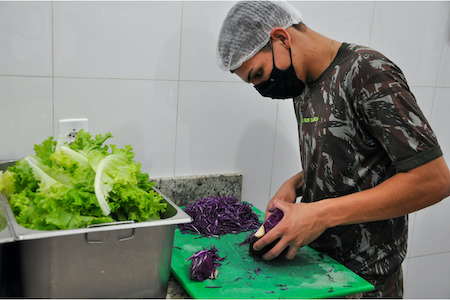 28º Batalhao Logistico realiza Curso de Auxiliar de Cozinha 3