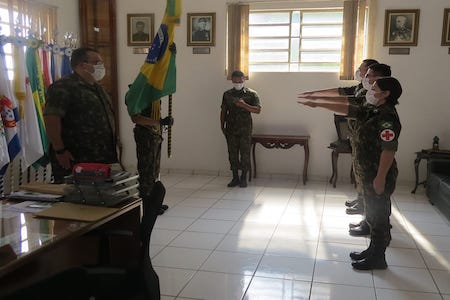 2ª Cia Fron realiza Juramento a Bandeira Nacional 2