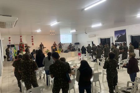 2ª Companhia de Fronteira realiza cultos religiosos 3