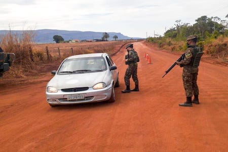 C Fron JAURU deflagra a Operacao Agata JAURU IV 2