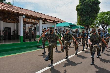 Cerimonia de premiacao de destaques da 9ª Cia Gd 1