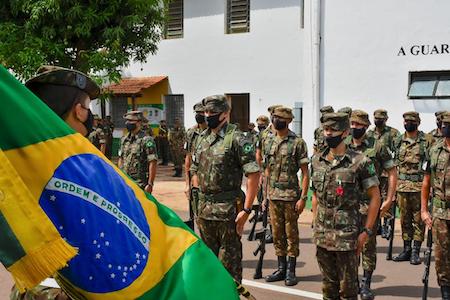 Cerimonia de premiacao de destaques da 9ª Cia Gd 4