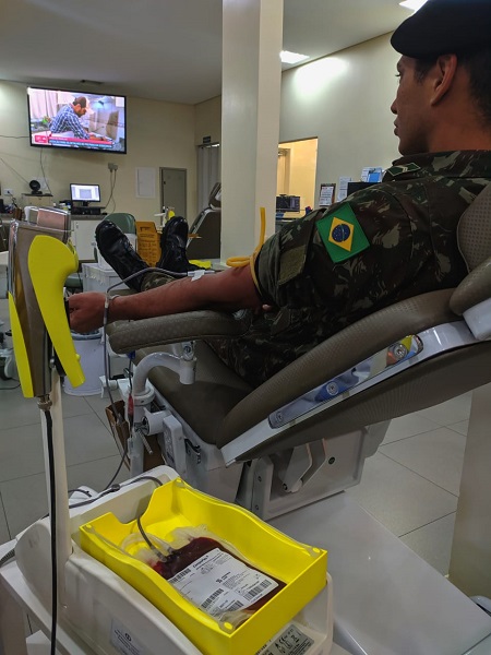 Regimento de Cavalaria realiza Doação Voluntária de Sangue