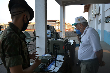 Visita do General de Exercito Conforto ao 9º B Com GE 5